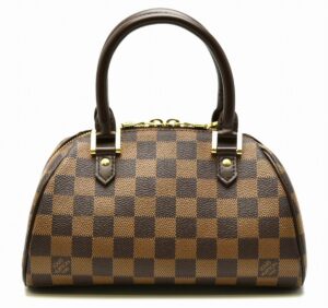 11630171 Louis Vuitton Portefeuil Clemence Bag Damier Ebene Brown