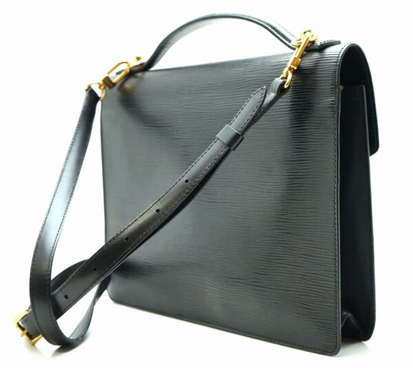 11630282 1 Louis Vuitton Monceau Bag Epi Black