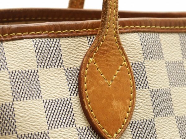 11630404 6 Louis Vuitton Neverfull MM Tote Bag Damier Azur White