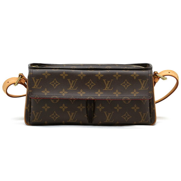 11633 3 Louis Vuitton Viva Citè Shoulder Bag Monogram Brown