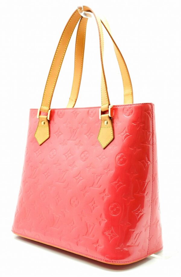 11640096 1 Louis Vuitton Houston Tote Bag Monogram Vernis Pink