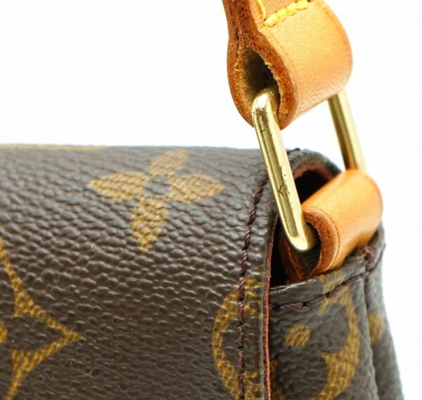 11640112 6 Louis Vuitton Musette Tango Shoulder Bag Monogram Brown