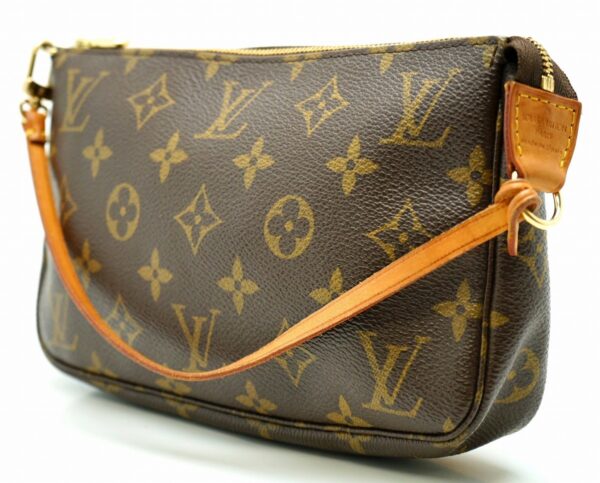 11640118 1 Louis Vuitton Pochette Accessory Pouch Monogram Brown