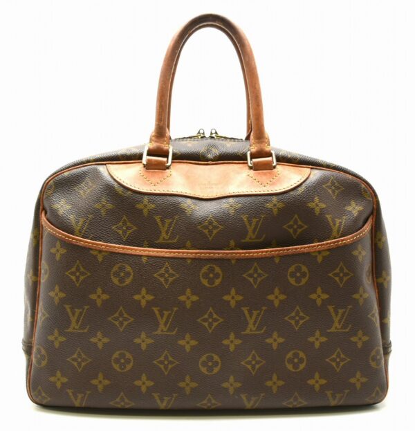 11640436 Louis Vuitton Bowling Vanity Deauville Bag Monogram Brown