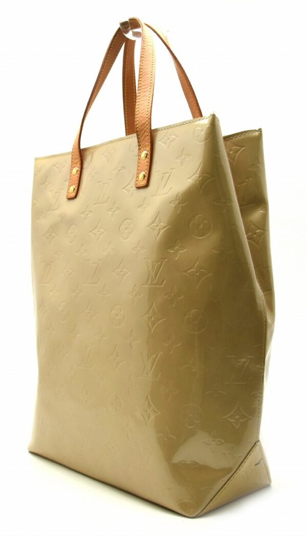 11640531 1 Louis Vuitton Lead MM Tote Bag Monogram Vernis Beige