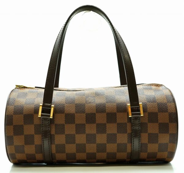 11640549 Louis Vuitton Papillon Handbag Damier Brown