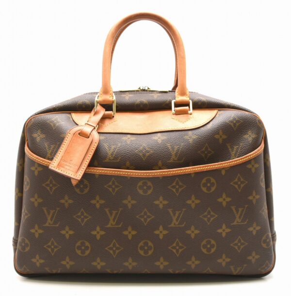 11640632 Louis Vuitton Bowling Vanity Deauville Bag Monogram Brown