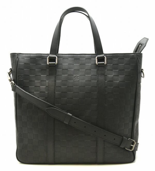 11640695 Louis Vuitton Neo Tadao Tote Bag Damier Infini Black