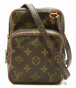 11640733 Louis Vuitton Cartesier 26 Monogram Shoulder Bag Brown