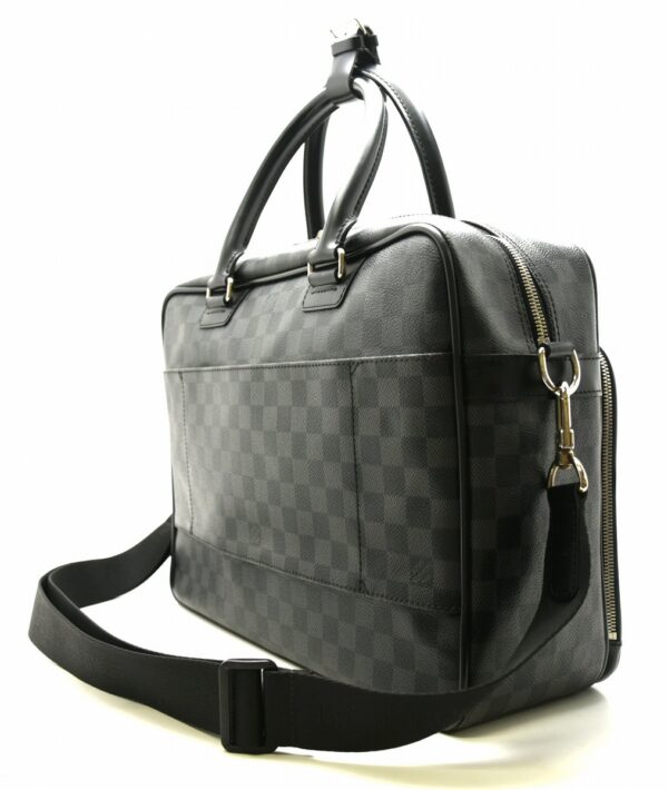 11640737 1 Louis Vuitton Icar Shoulder Bag Damier Graphite Black