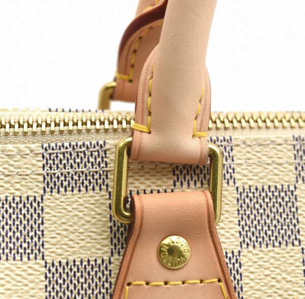 11640769 6 Louis Vuitton Speedy 30 Handbag Damier Azur Blue