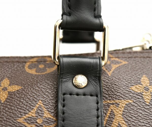 11640781 6 Louis Vuitton Keepall Bandouliere 45 Bag Monogram Macassar Brown