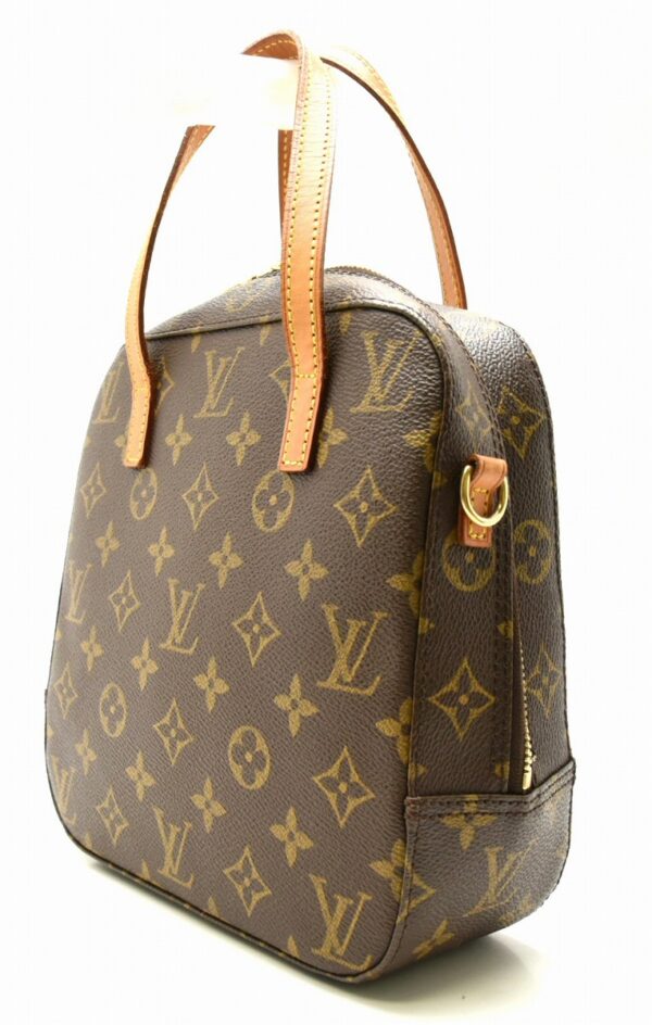 11640790 1 Louis Vuitton Spontini Handbag Monogram Brown