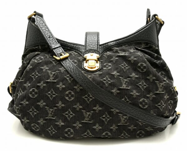 11640793 Louis Vuitton XS Shoulder Bag Monogram Denim Black