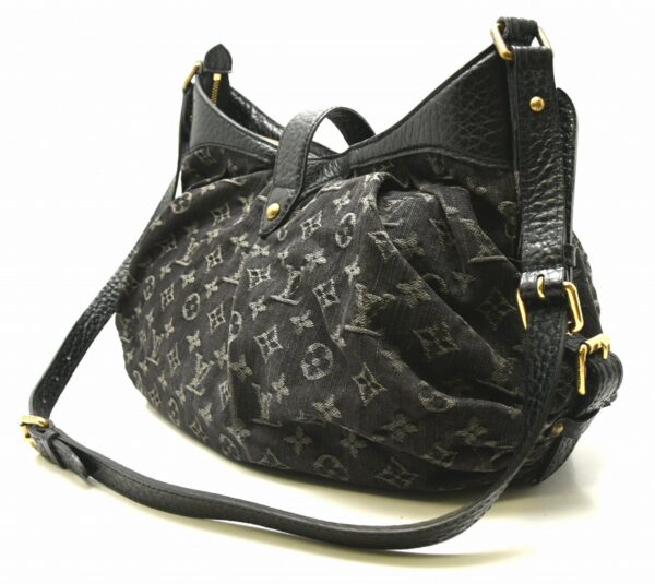 11640793 1 Louis Vuitton XS Shoulder Bag Monogram Denim Black