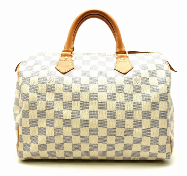 11640794 Louis Vuitton Speedy 30 Handbag Damier Azur Blue