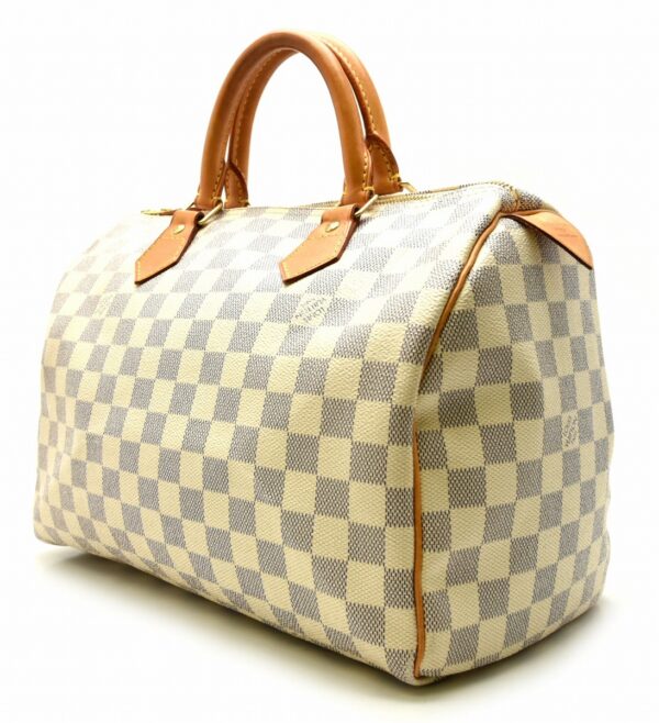 11640794 1 Louis Vuitton Speedy 30 Handbag Damier Azur Blue