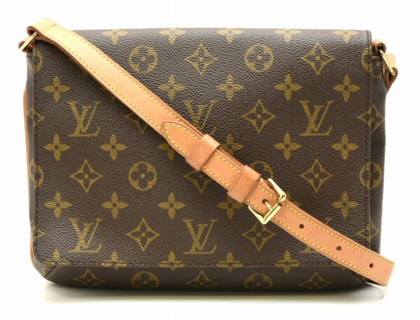 11640801 Louis Vuitton Musette Tango Short Shoulder Bag Monogram Brown