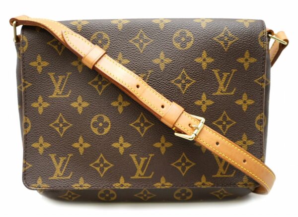 11640812 Louis Vuitton Musette Tango Short Shoulder Bag Monogram Brown