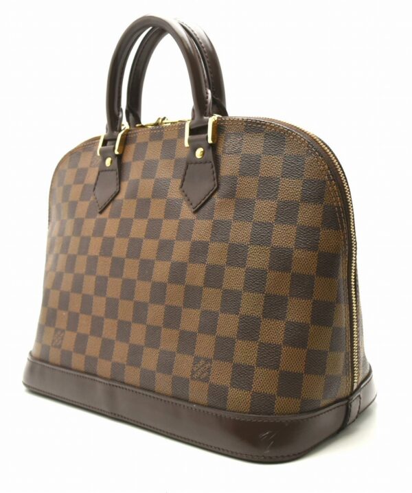 11640834 1 Louis Vuitton Alma Handbag Damier Brown