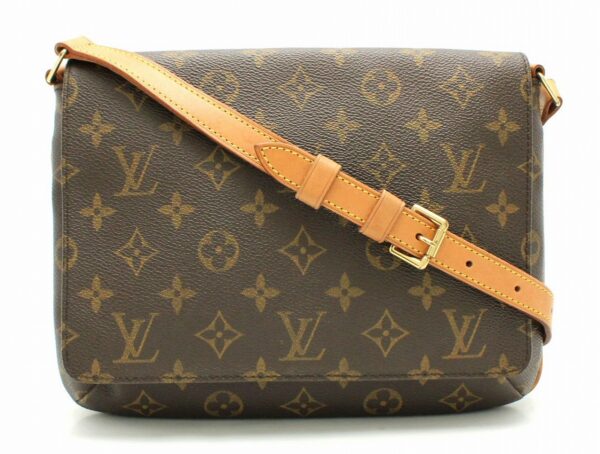 11640835 Louis Vuitton Musette Tango Short Shoulder Bag Monogram Brown