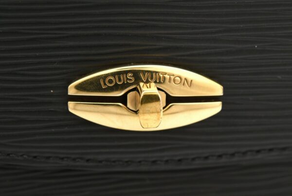 11640841 8 Louis Vuitton Malsherbe Handbag Epi Black