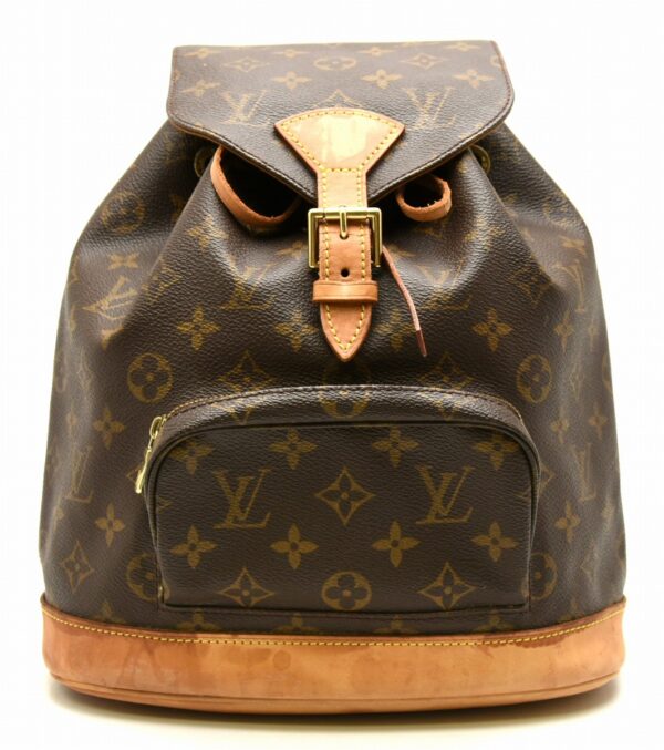 11640874 Louis Vuitton Monsouris MM Rucksack Monogram Brown