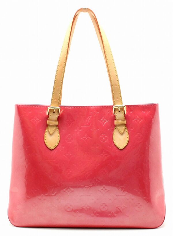 11640876 Louis Vuitton Brentwood Tote Bag Monogram Vernis Pink