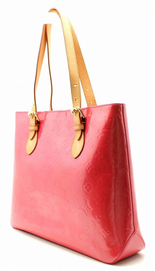 11640876 1 Louis Vuitton Brentwood Tote Bag Monogram Vernis Pink