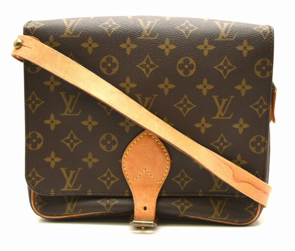 11640928 Louis Vuitton Cartesiere Shoulder Bag Monogram Brown