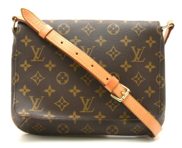 11640963 Louis Vuitton Musette Tango Short Shoulder Bag Monogram Brown