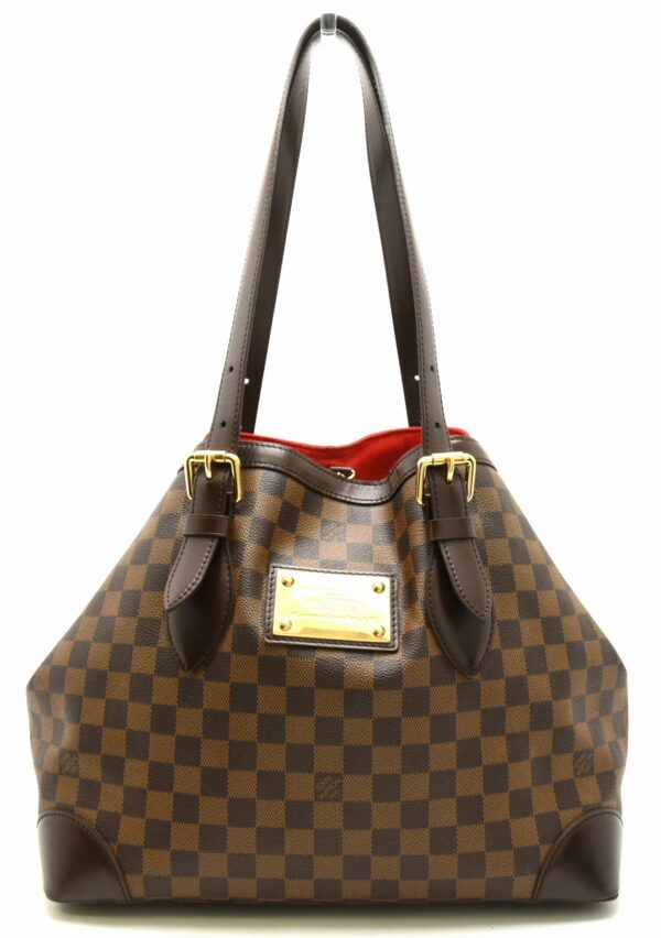 11640987 Louis Vuitton Hampstead MM Tote Bag Damier Brown