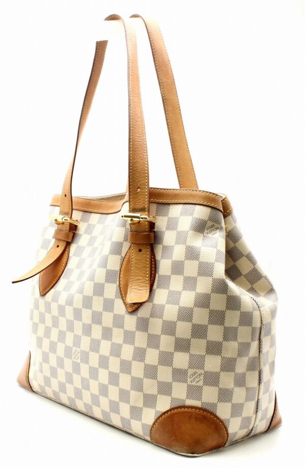 11641016 1 Louis Vuitton Hampstead MM Tote Bag Damier Azur Blue