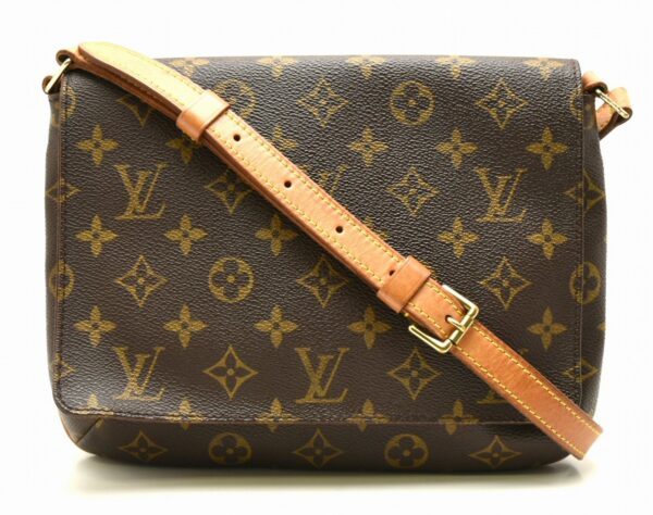 11641029 Louis Vuitton Musette Tango Short Shoulder Bag Monogram Brown