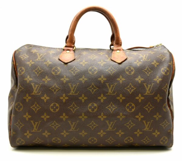 11641107 Louis Vuitton Speedy 40 Handbag Monogram Brown