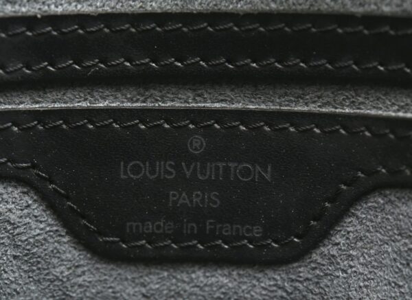 11641115 8 Louis Vuitton Saint Jacques Shoulder Bag Epi Black