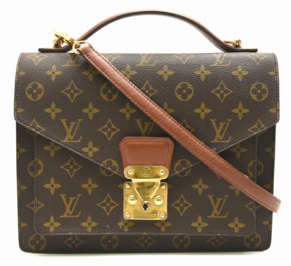 11641293 Louis Vuitton Monceau 28 Handbag Monogram Brown