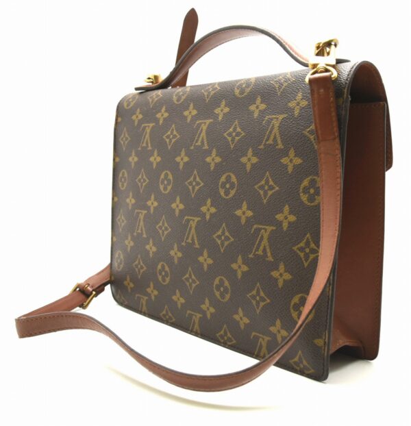 11641293 1 Louis Vuitton Monceau 28 Handbag Monogram Brown