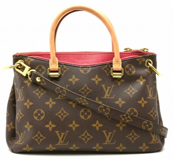 11641352 Louis Vuitton Pallas BB Handbag Monogram Red