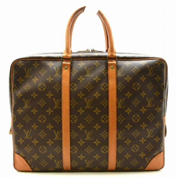 11641363 Louis Vuitton Porte Document Voyage Bag Monogram Brown