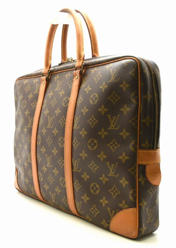 11641363 1 Louis Vuitton Porte Document Voyage Bag Monogram Brown