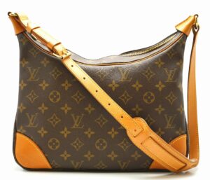 11641397 LOUIS VUITTON Monogram Trotter Shoulder Bag M51240 Brown