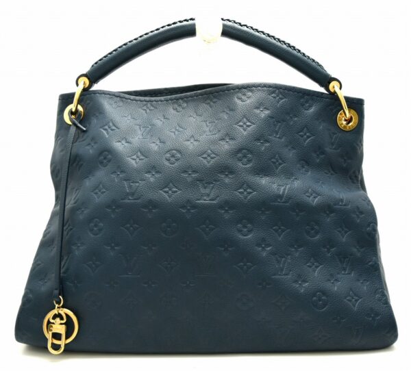 11641455 Louis Vuitton Artsy MM Tote Bag Monogram Orage Blue