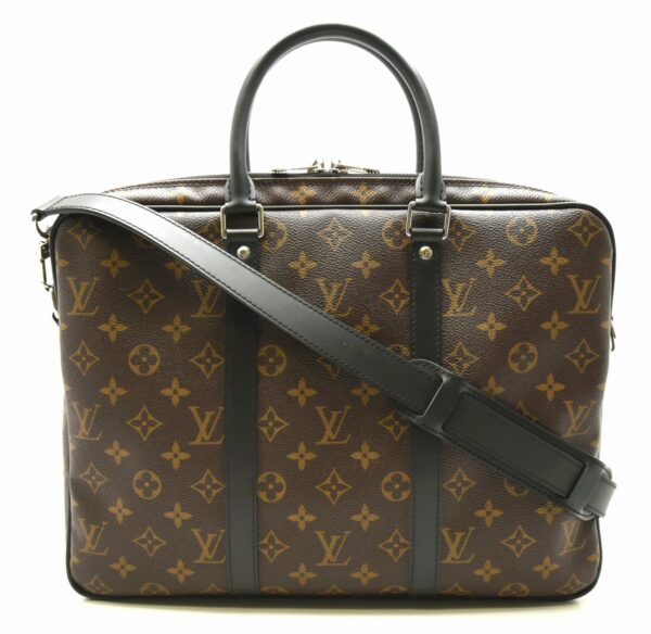 11641616 Louis Vuitton Porte de Cumin Voyage Bag Monogram Macassar Brown