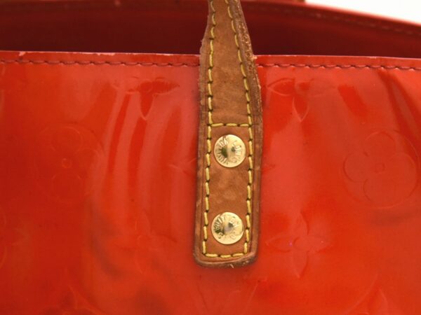 11641714 6 Louis Vuitton Lead PM Handbag Monogram Vernis Red