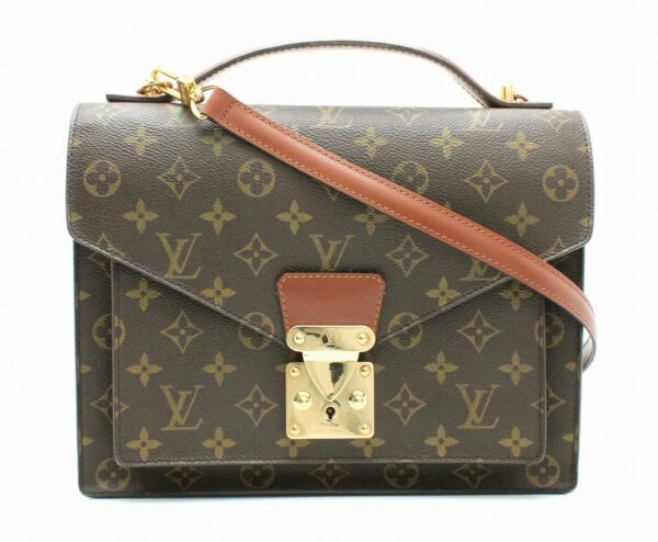 11641909 Louis Vuitton Monceau 28 Handbag Monogram Brown