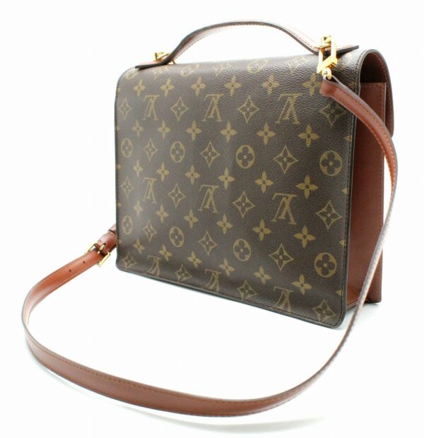 11641909 1 Louis Vuitton Monceau 28 Handbag Monogram Brown