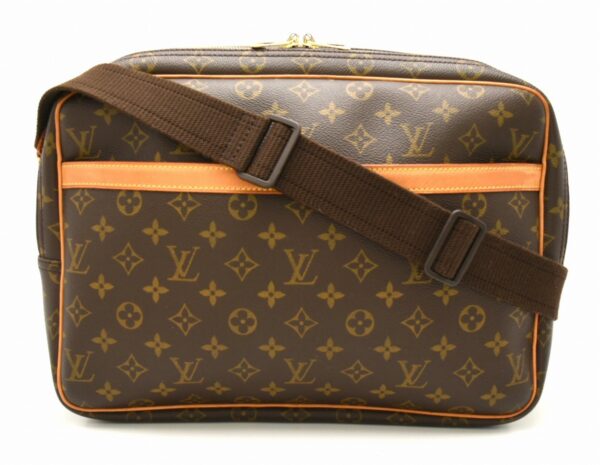 11641987 Louis Vuitton Reporter 37 Shoulder Bag Monogram Brown