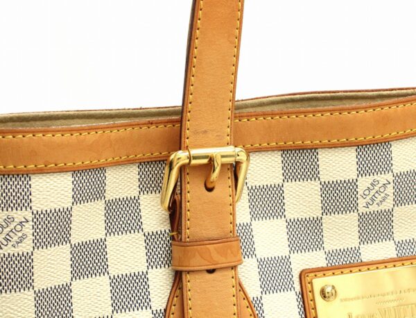 11641997 6 Louis Vuitton Hampstead MM Tote Bag Damier Azur White