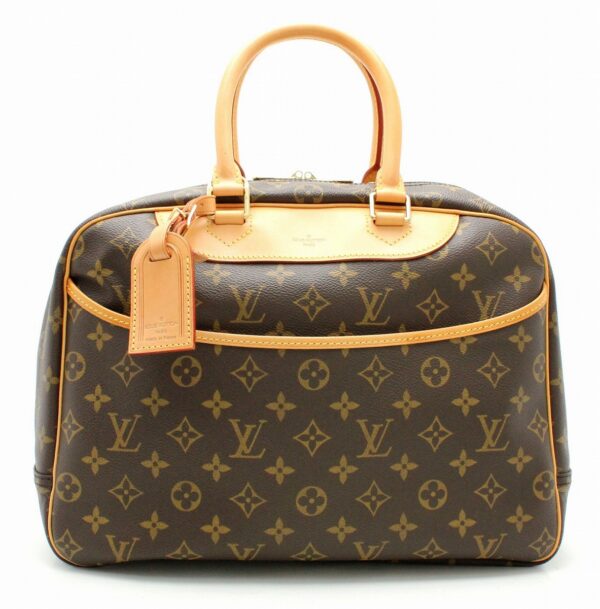 11642047 Louis Vuitton Bowling Vanity Deauville Bag Monogram Brown